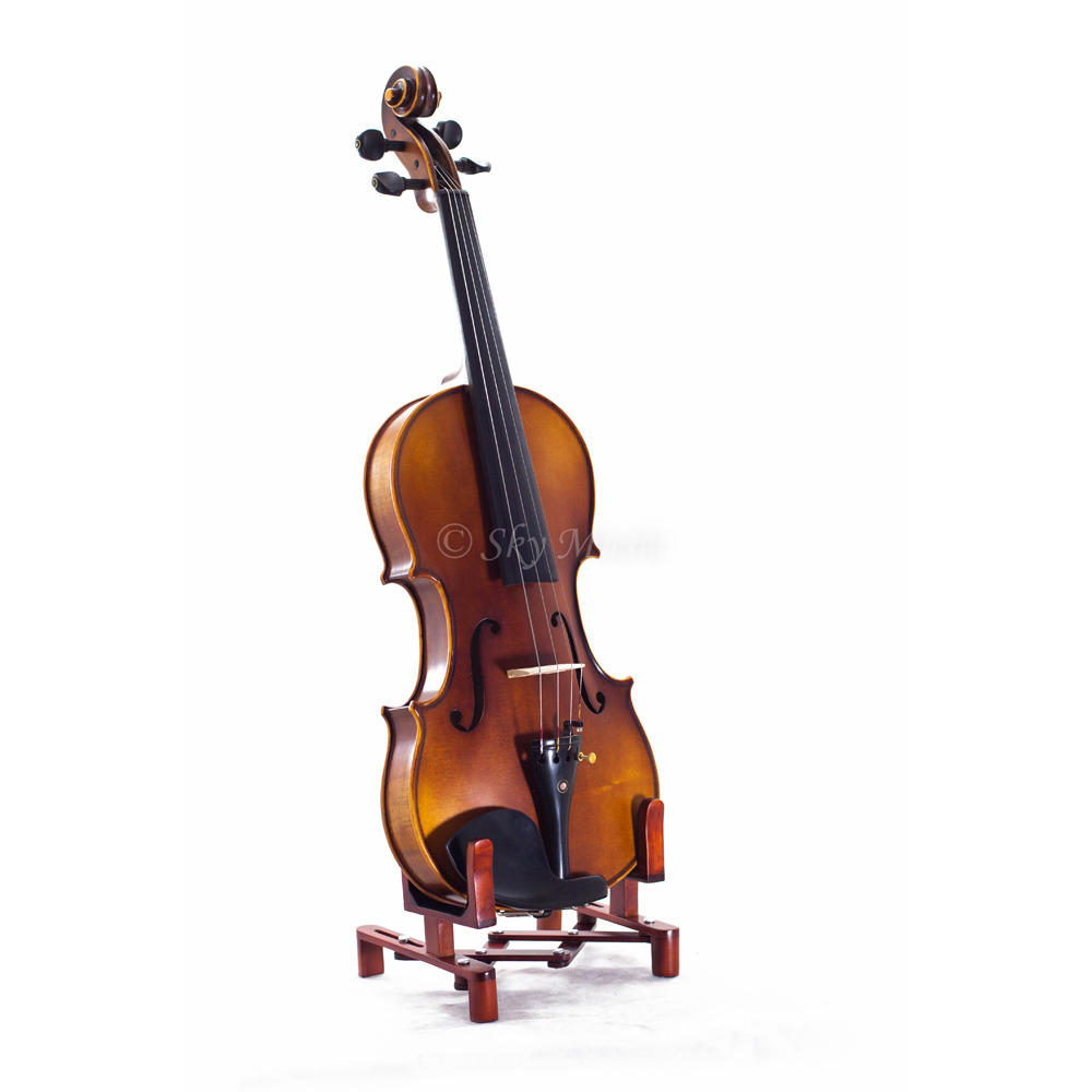 NEW Solid Wood Intermediate Plus 4/4 Violin VN302 w Oblong Case Bow Rosin String