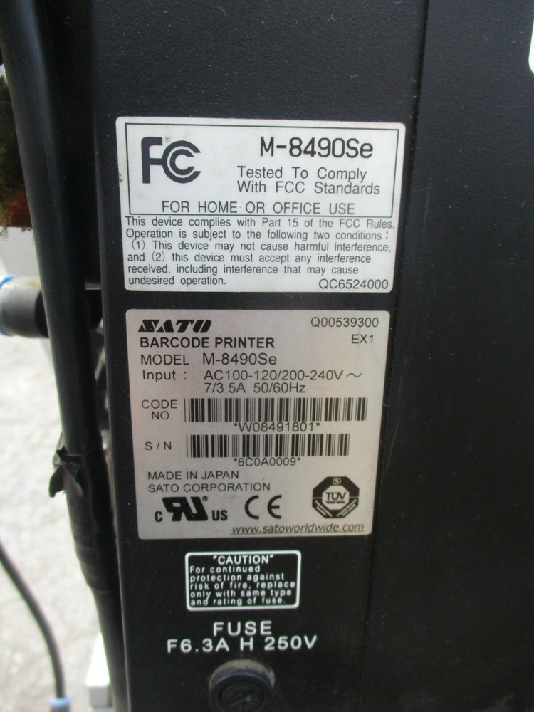 SATO M8490 SE Barcode Printing Setup