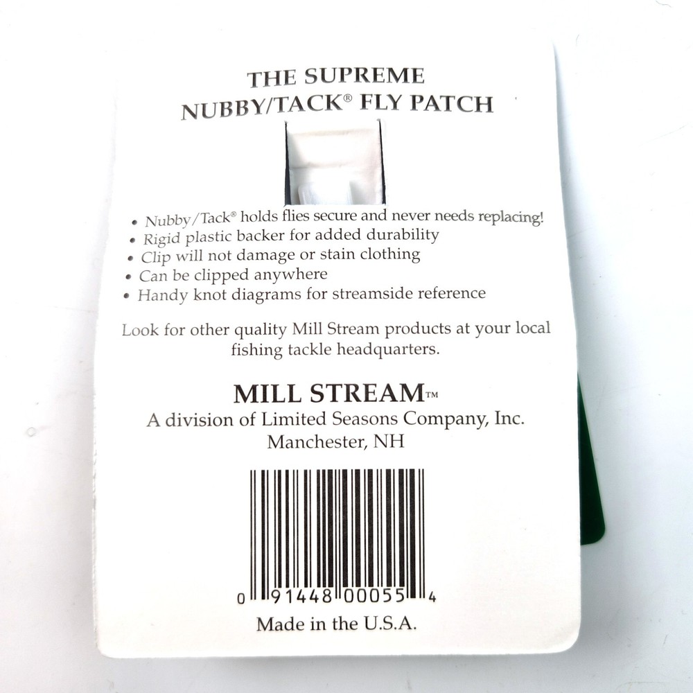 Millstream - Nubby/Tack Fly Patch - Fly Fishing