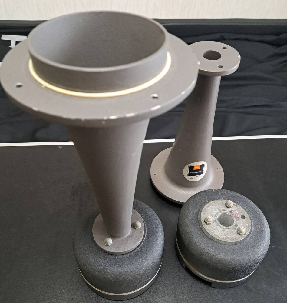 JBL 2312 Long Horn Pair Speaker Black Working Confirmed