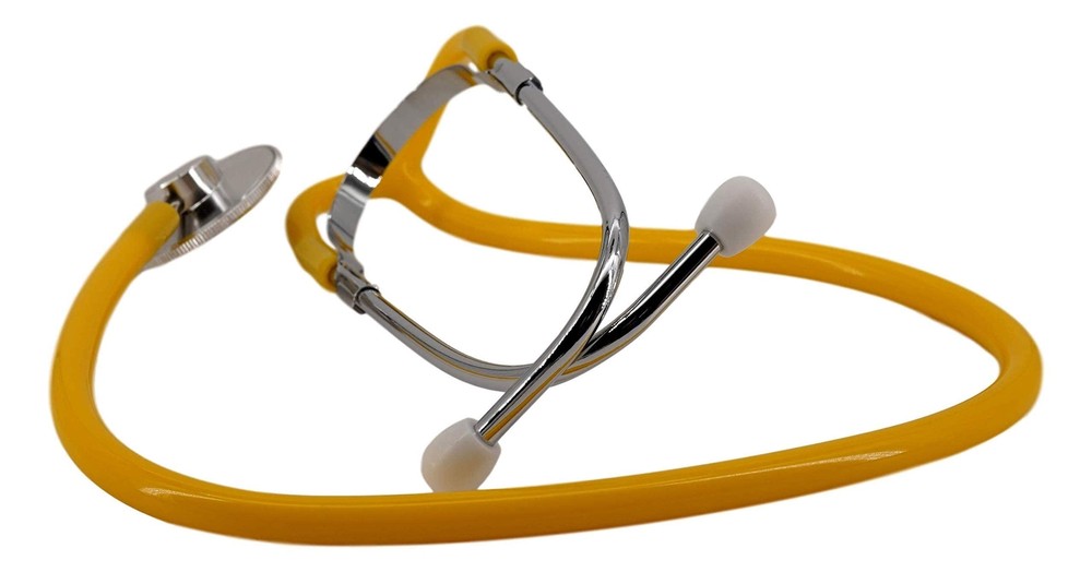 PremierPro Single-Head Stethoscope 6340 (2 Pack) 30 in Yellow