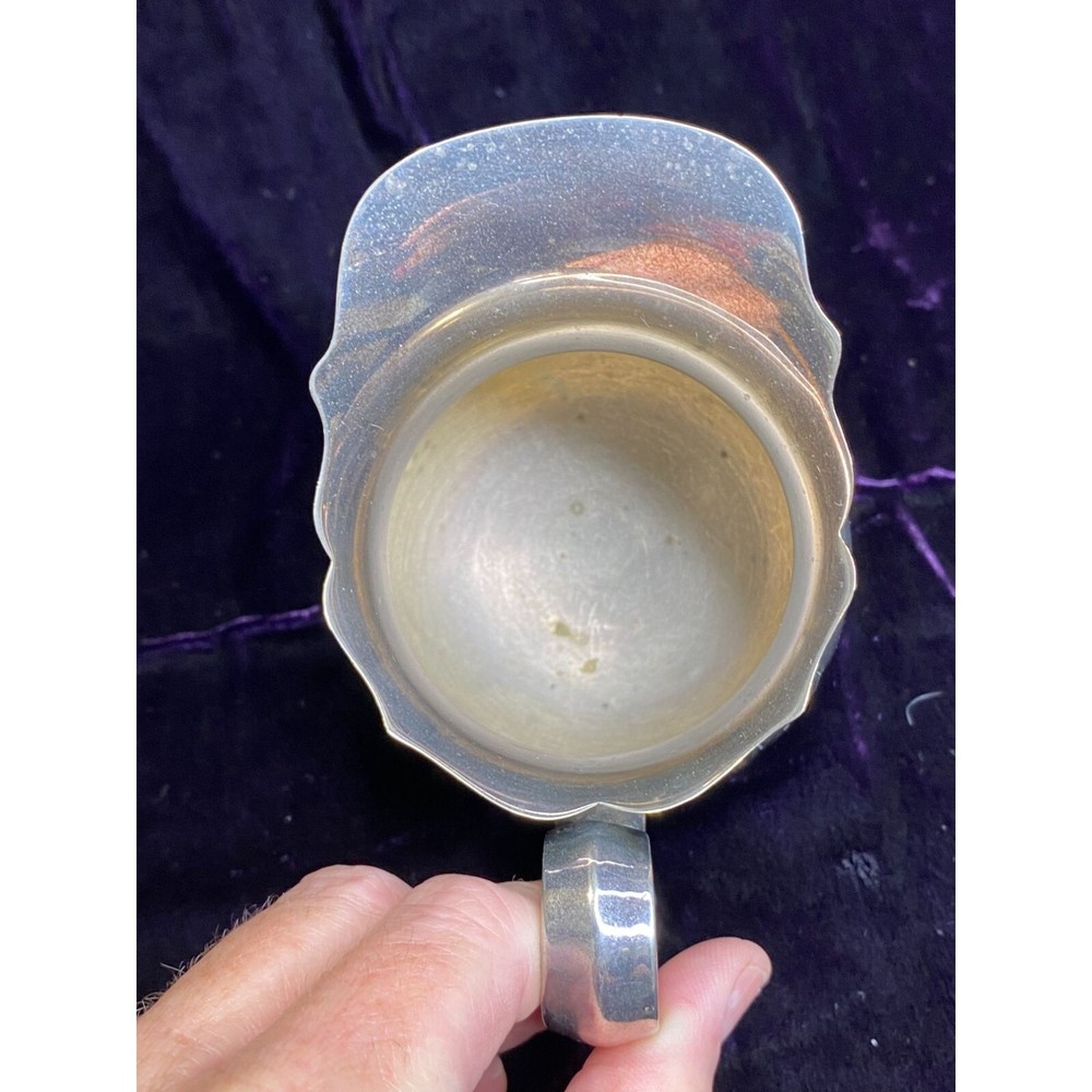 Vintage Pitgrira Silver Plated Footed Creamer