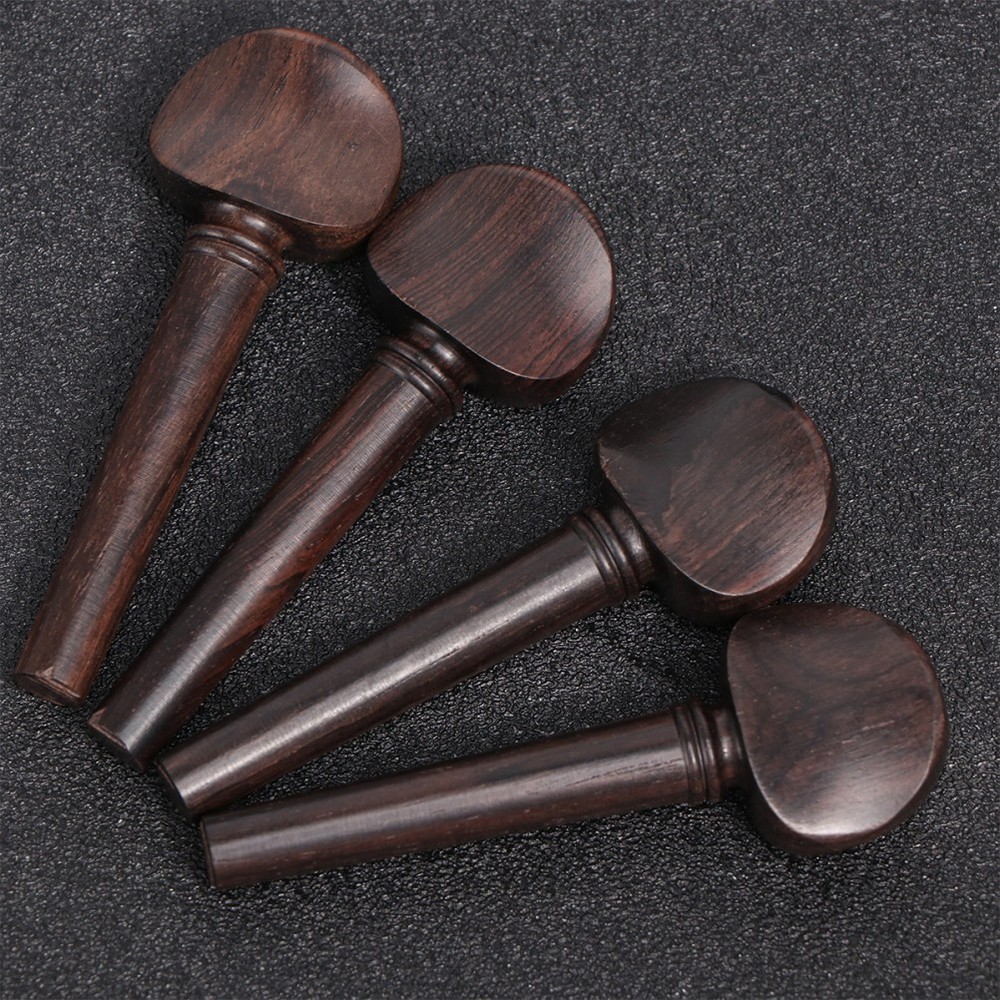 4 PCS Violin Accessories Beginners Replacement Part Fiddle Tuning Peg