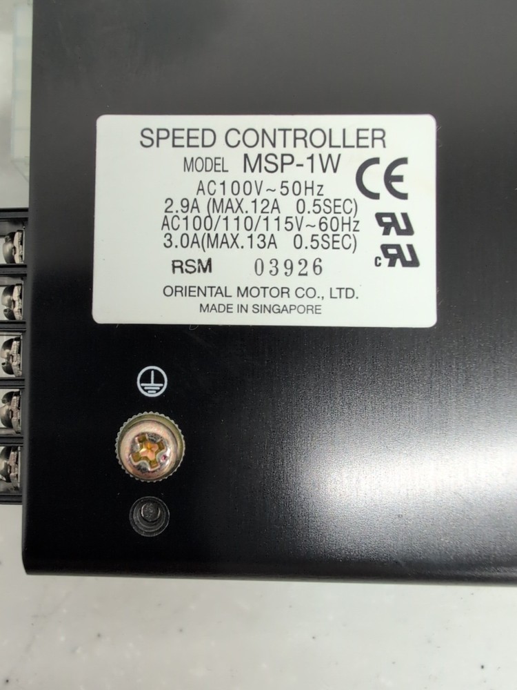 Oriental Motor Ltd MSP-1W Speed Controller / Stepping Driver NW$