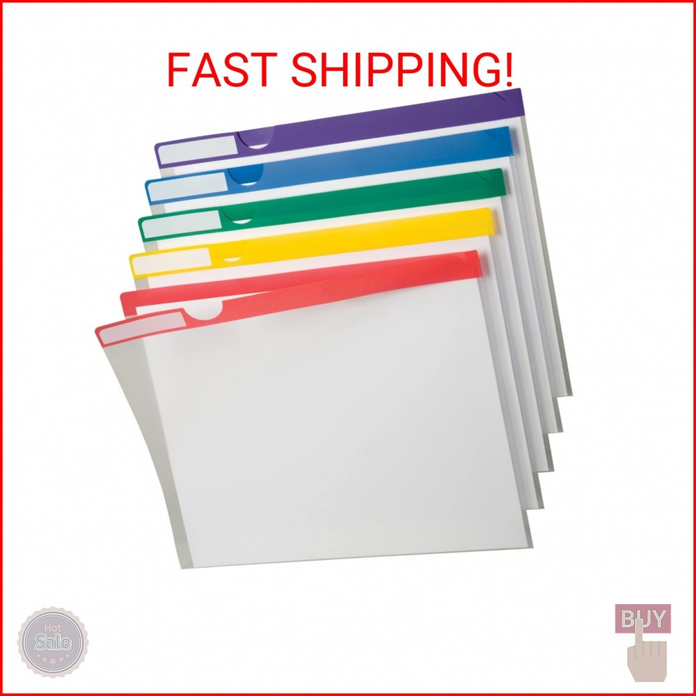 Pendaflex Poly Index Folders, 10 Pack, Letter, Assorted (50981EE)