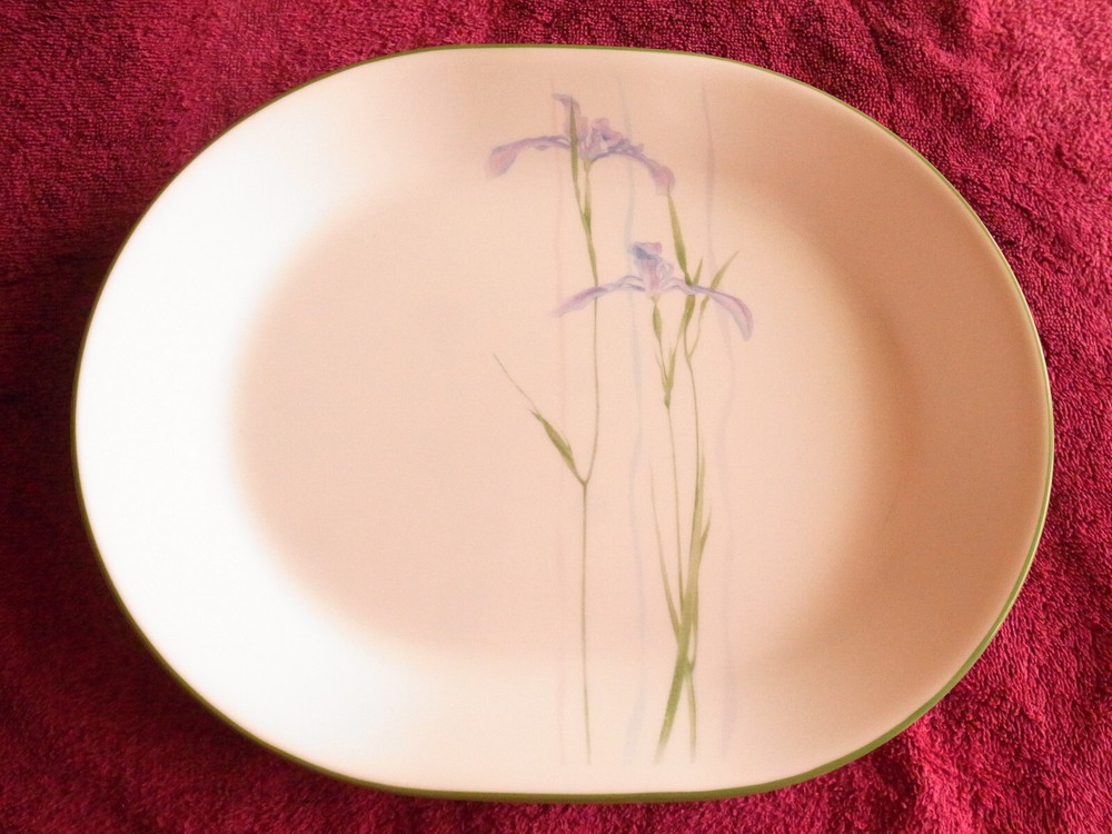 Corning Corelle Shadow Iris Oval 12" Platter-3 Available-So Pretty!