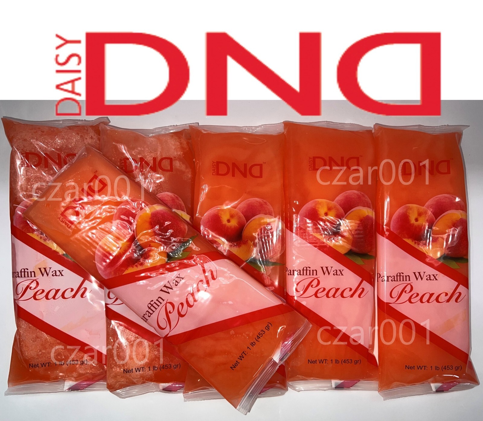 DND PROFESSIONAL Paraffin Wax Refill 6 Lbs! - PEACH