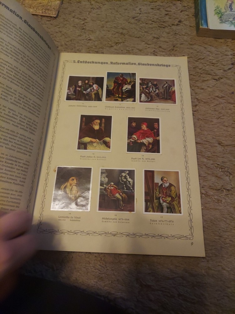 Ww1 German Card Book Completed