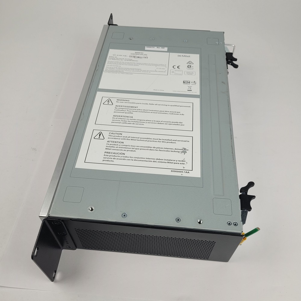 Mitel 50006791 5000 HX Processor Module Controller Base Rack, 24VDC, 6A. - USED
