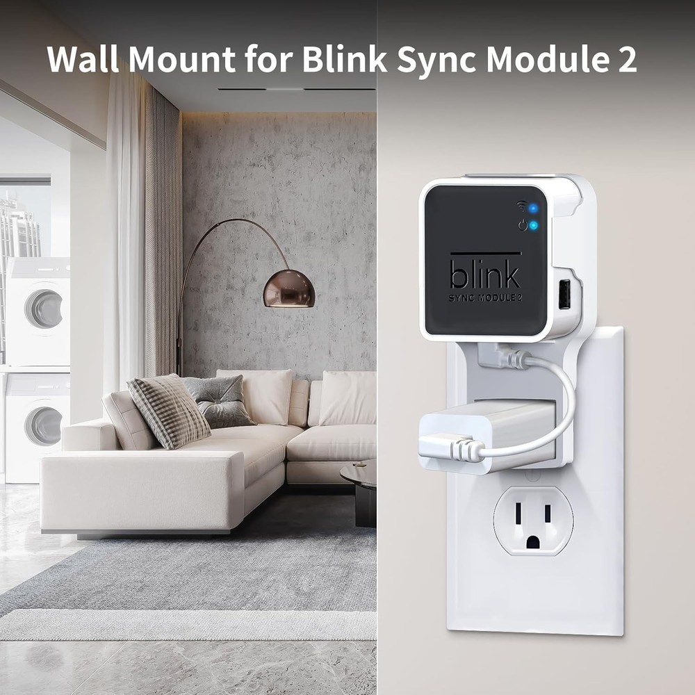Minimalist Wall Mount for Blink Sync Module 2 - Secure & Space-Saving Solution