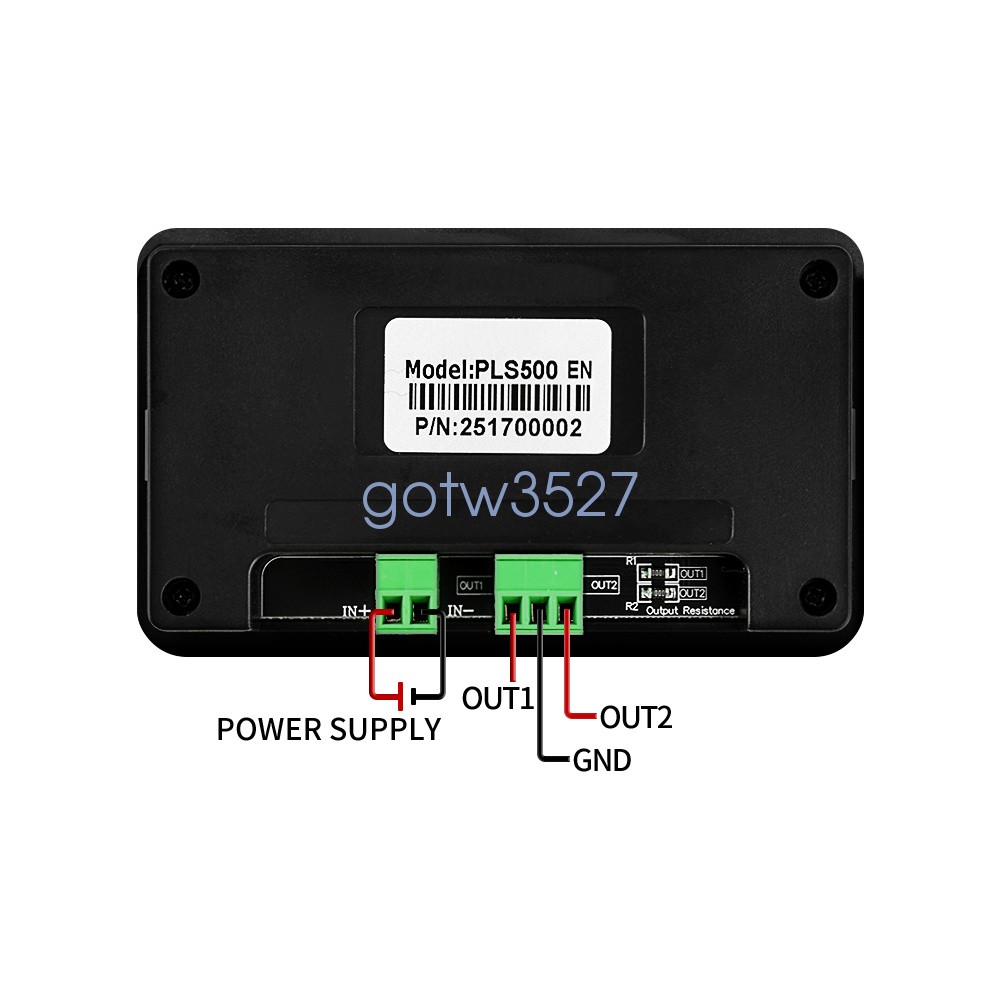 PLS500 Dual-Channel Pulse PWM Signal Generator Adjustable Programmable Dead zone