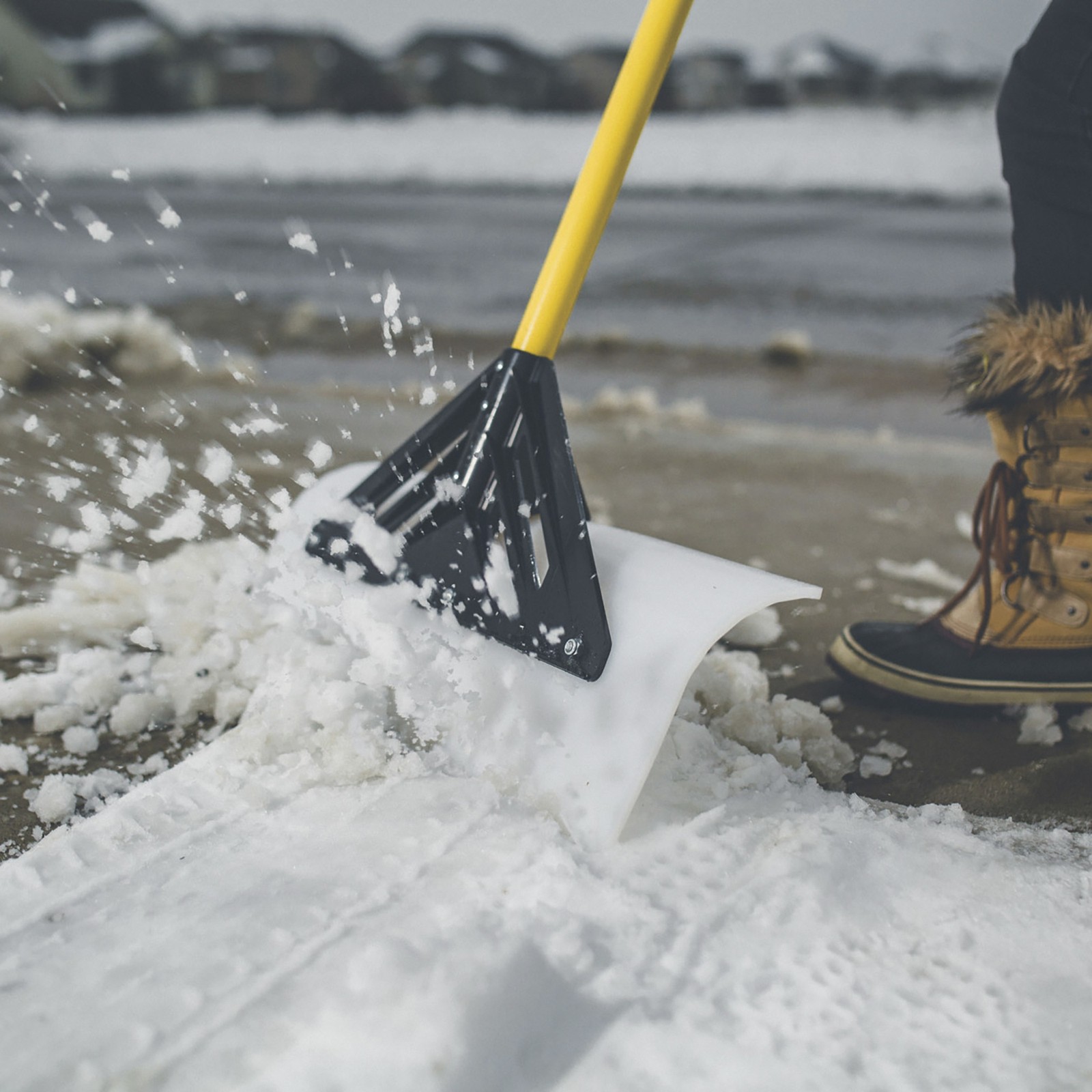 The SnowPlow Snow Pusher, 24in.W, Model# 50524