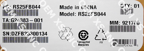 Intel RS25FB044 RAID Controller SAS/SATA, Low-Profile MD2 New Bulk Packaging