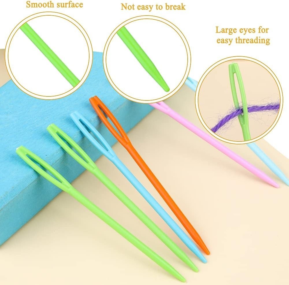 Complete Knitting Accessories Kit: Includes Needles, Markers, and Storage Box