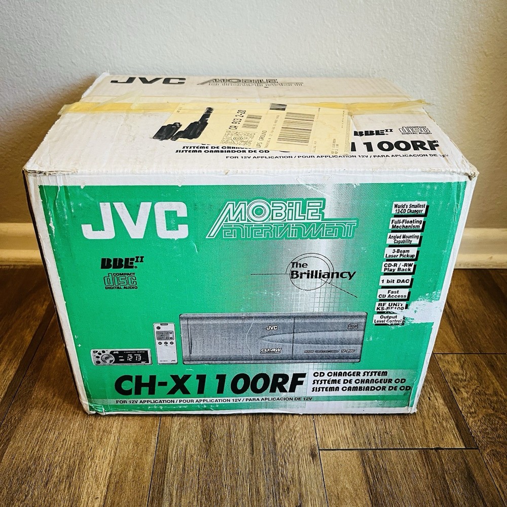 New JVC CH-X1100RF 12 Disc CD Changer System 12V Application