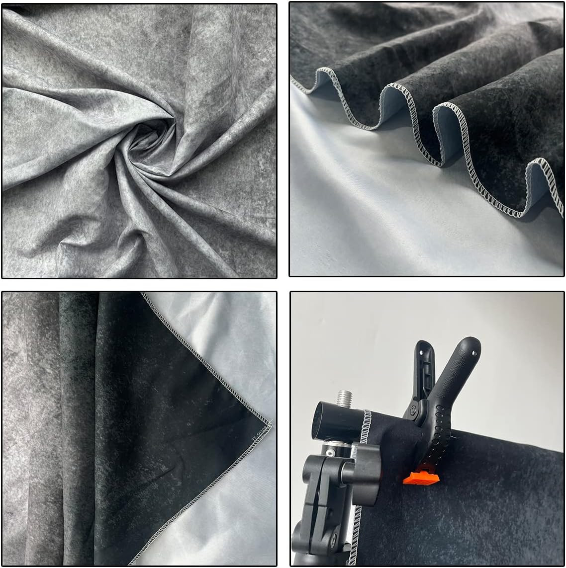 5x7ft Abstract Black Gray Portrait Photography Backdrops Photo Studio Prop Backg