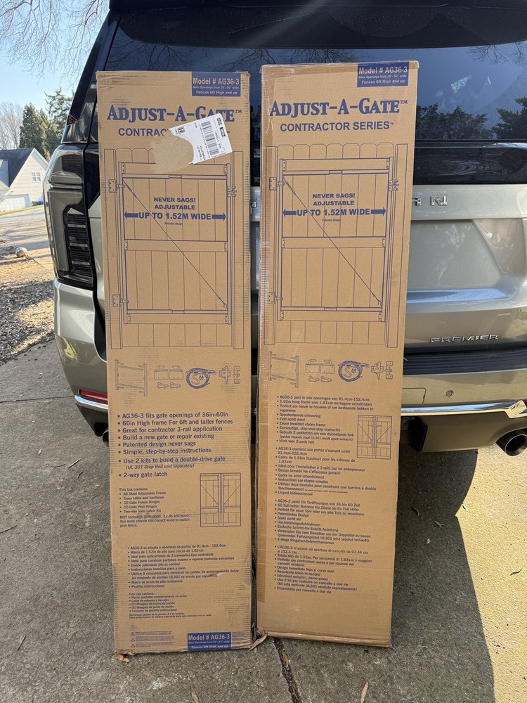 Adjust-A-Gate AG36-3 Gate Fitting Kit