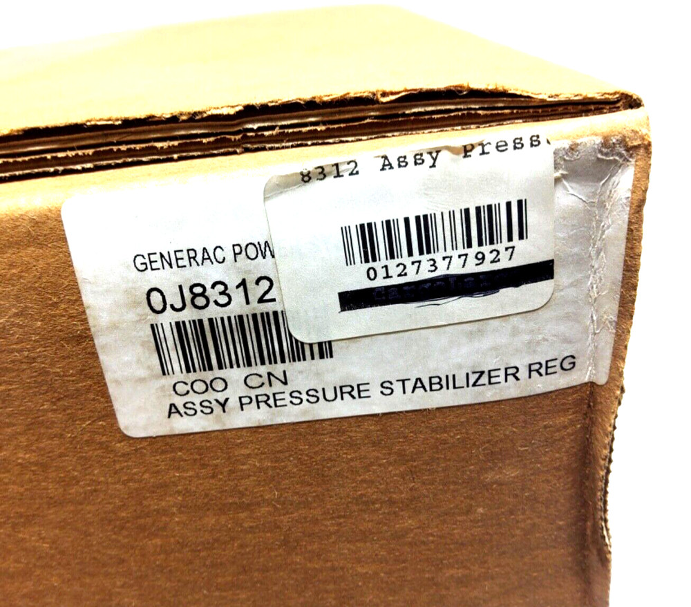 New Generac Pressure Stabilizer Assembly 0J8312