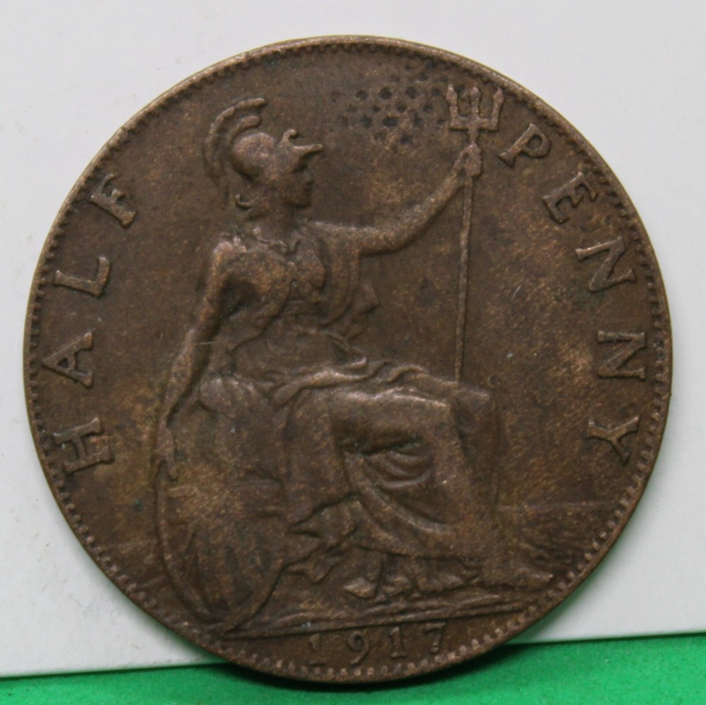 1917 Great Britain Large Penny