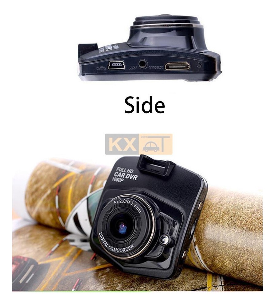 1 set Black/blue 2.45-inch Shield Type Dash Cam