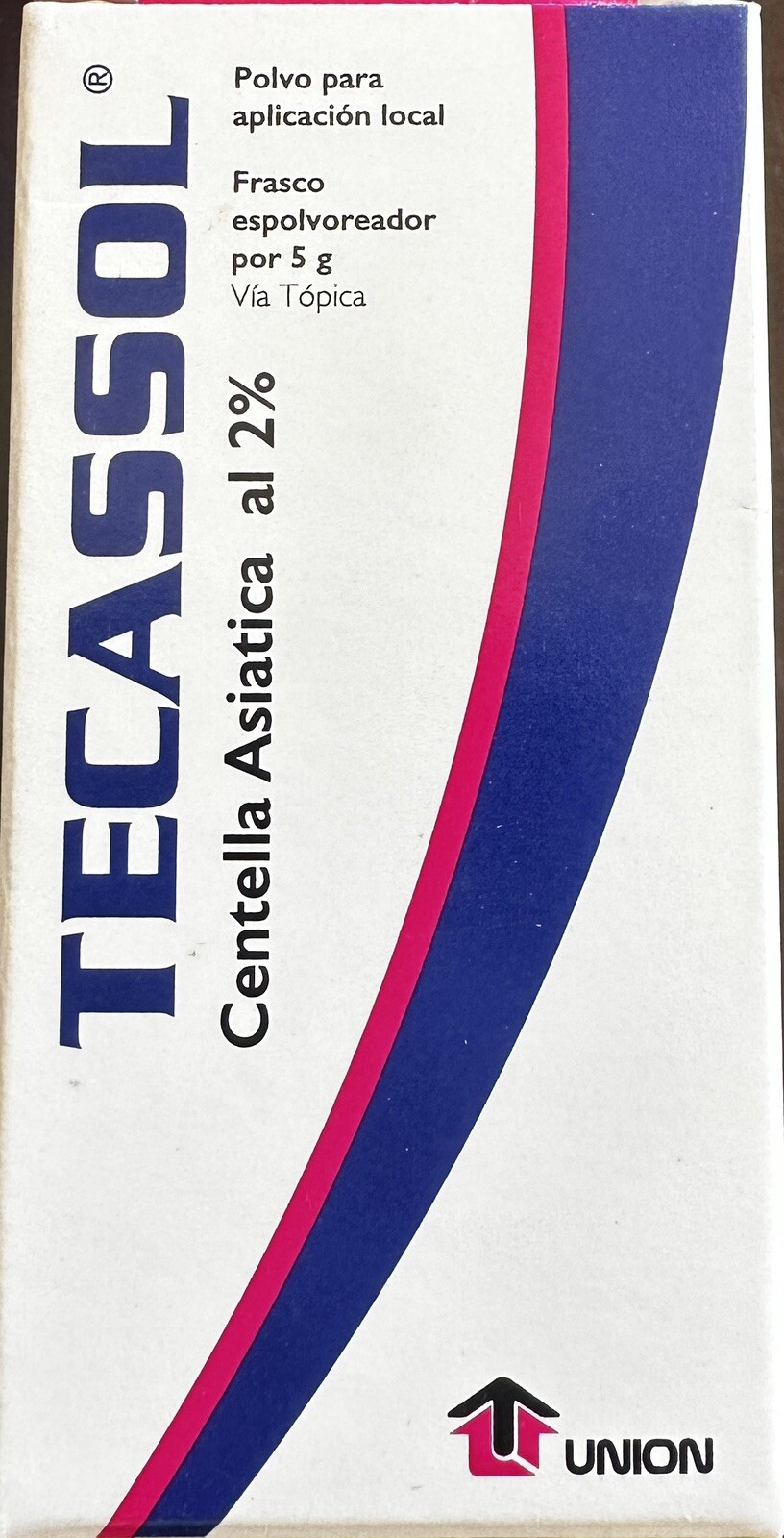 Tecassol en polvo 5g Centella Asiatica 2%, Cicatrización de heridas, Ulceras.