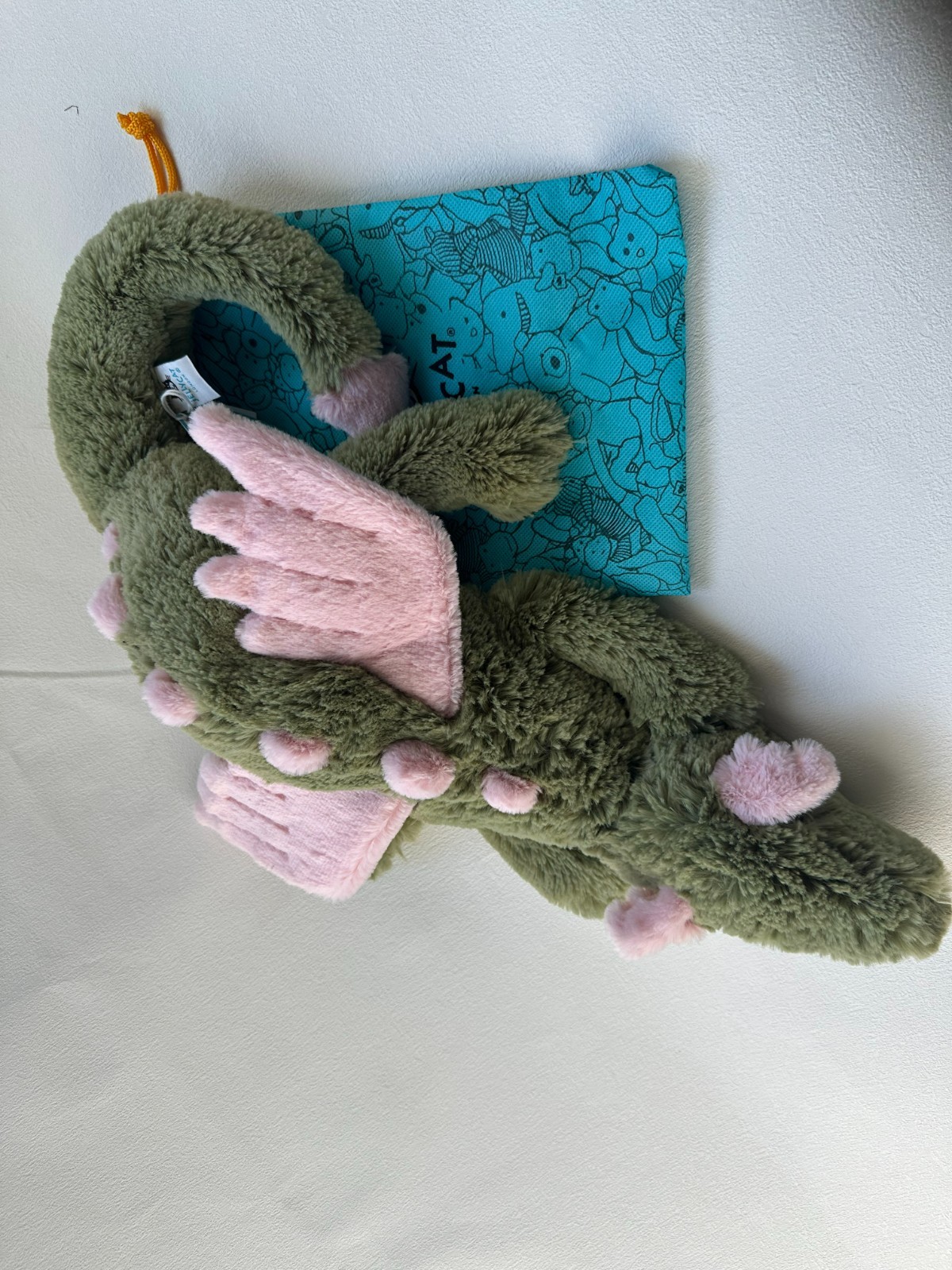 Jellycat Malachy Dragon - RARE - NWT - Stunning Toys Medium Plush Toys