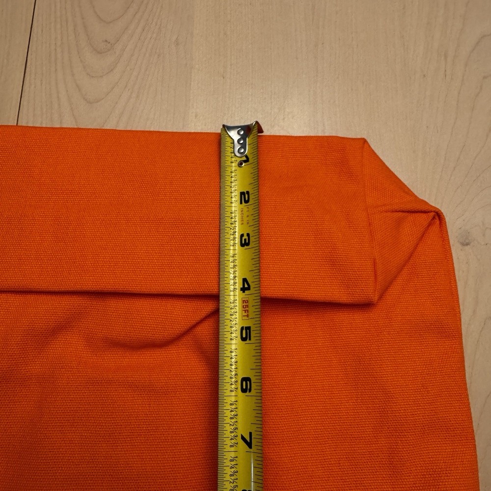 ESPRIT Vintage Throw-back 90's Orange Canvas Tote Authentic NWT