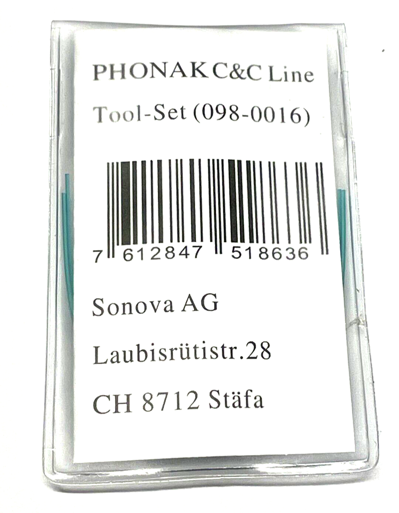 Phonak Tool Set C&C line 098-0016
