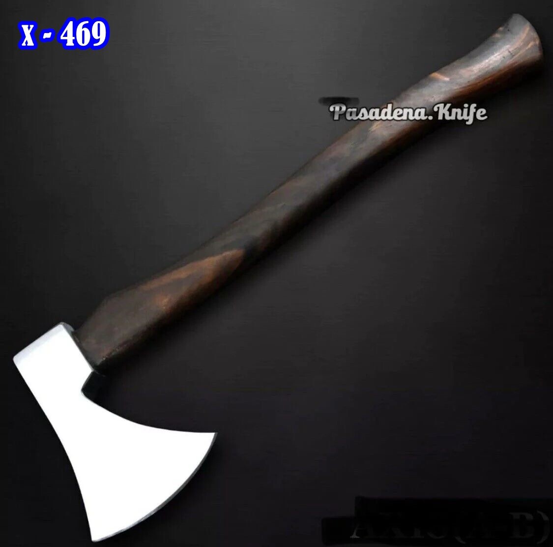 Custom Handmade Axe Viking Battle Steel Carbon Medieval Sheath Hand Forged Beard