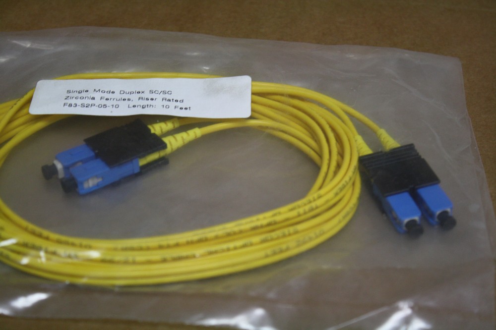 10FT SINGLE MODE DUPLEX SC/SC F83-S2P-05-10