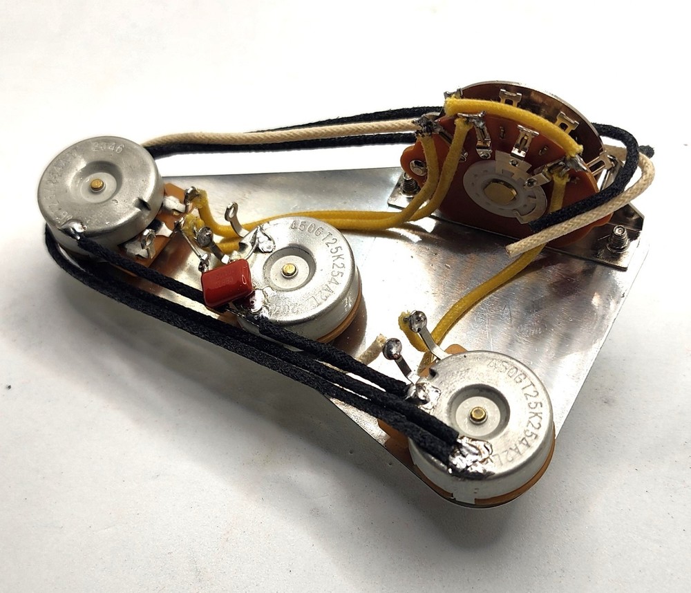 Replacement Harness for Stratocaster 1957 Pre-Wired 3-Way Switch Control Plate