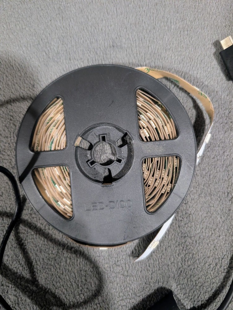 Misc Electronics Lot: Lenovo, Amazon, LED Strip, Klein Tester - UNTESTED