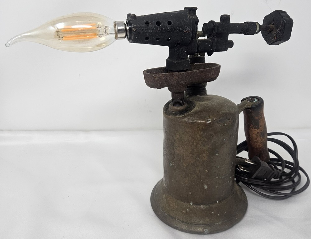Antique Brass Torch Lantern Hand Made