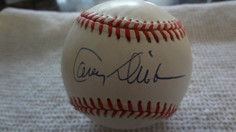 LARRY DIERKER AUTOGRAPHED BASEBALL