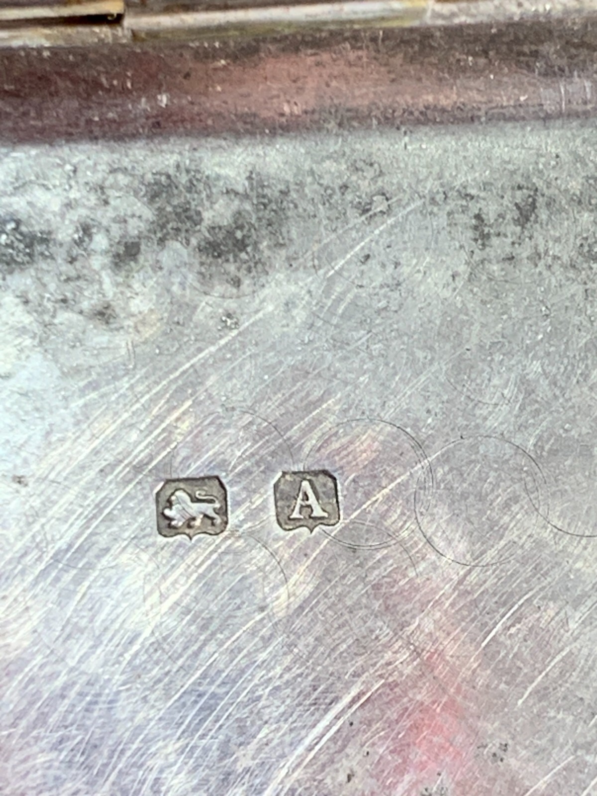 silver engine turned rectangular note/cigarette case, Birmingham 1925