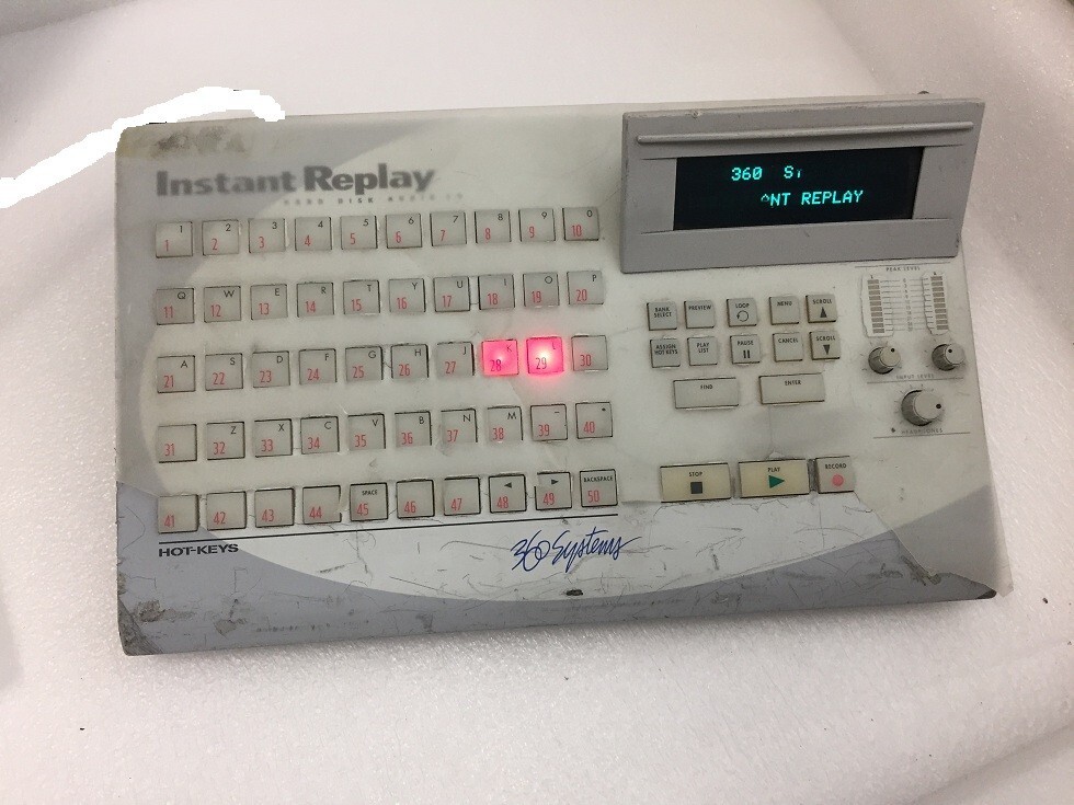 360 Systems Instant Replay Hard Disk Audio Recorder