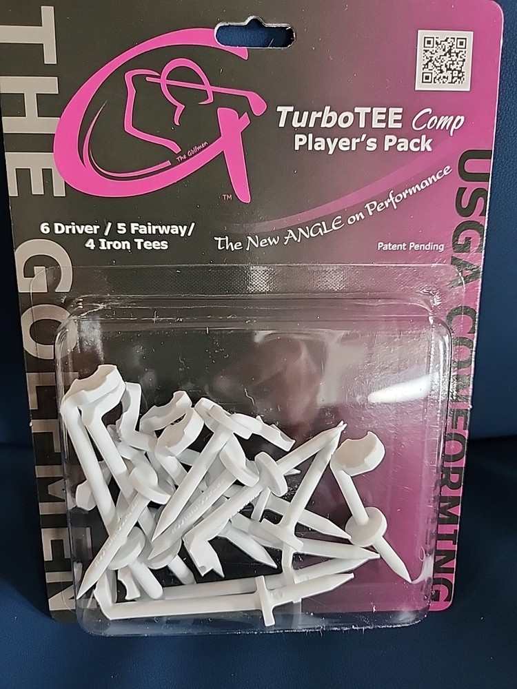 The Golfmen TurboTEE Player's Pack Tees Angle Performance Tee Driver Fairway