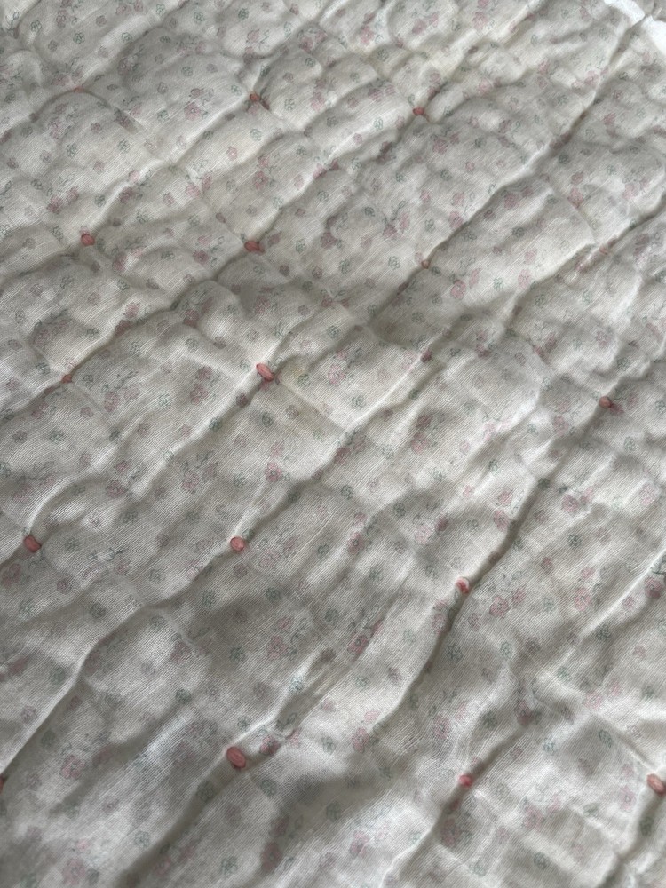 Vintage Round Circle Playmat Ninepatch Quilt