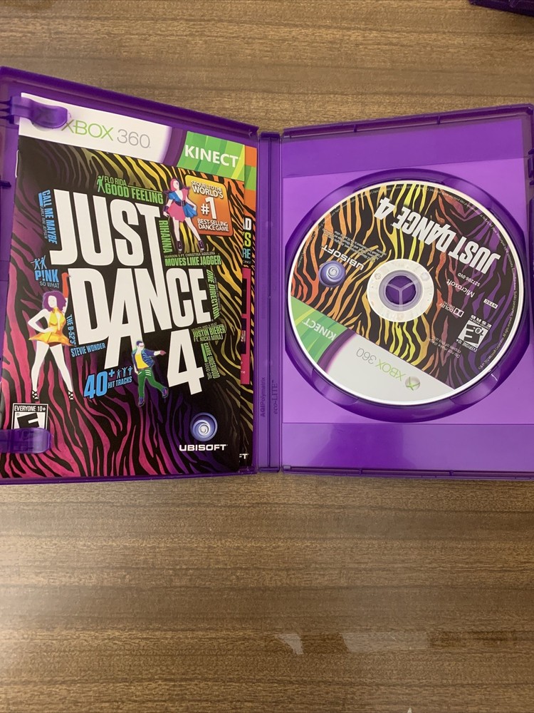 xbox 360 kinect censor bar with 4 games WORKING CIB GAMES