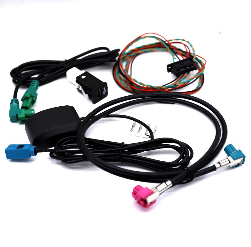 Retrofit CIC Navigation SAT NAV COMBOX cable CID kit For BMW E60 E61 E63 M5 M6 6
