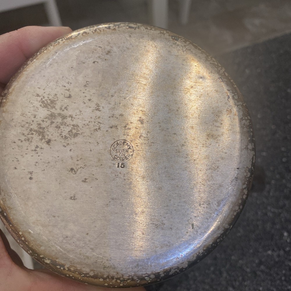 Academy Pitcher Silver On Copper