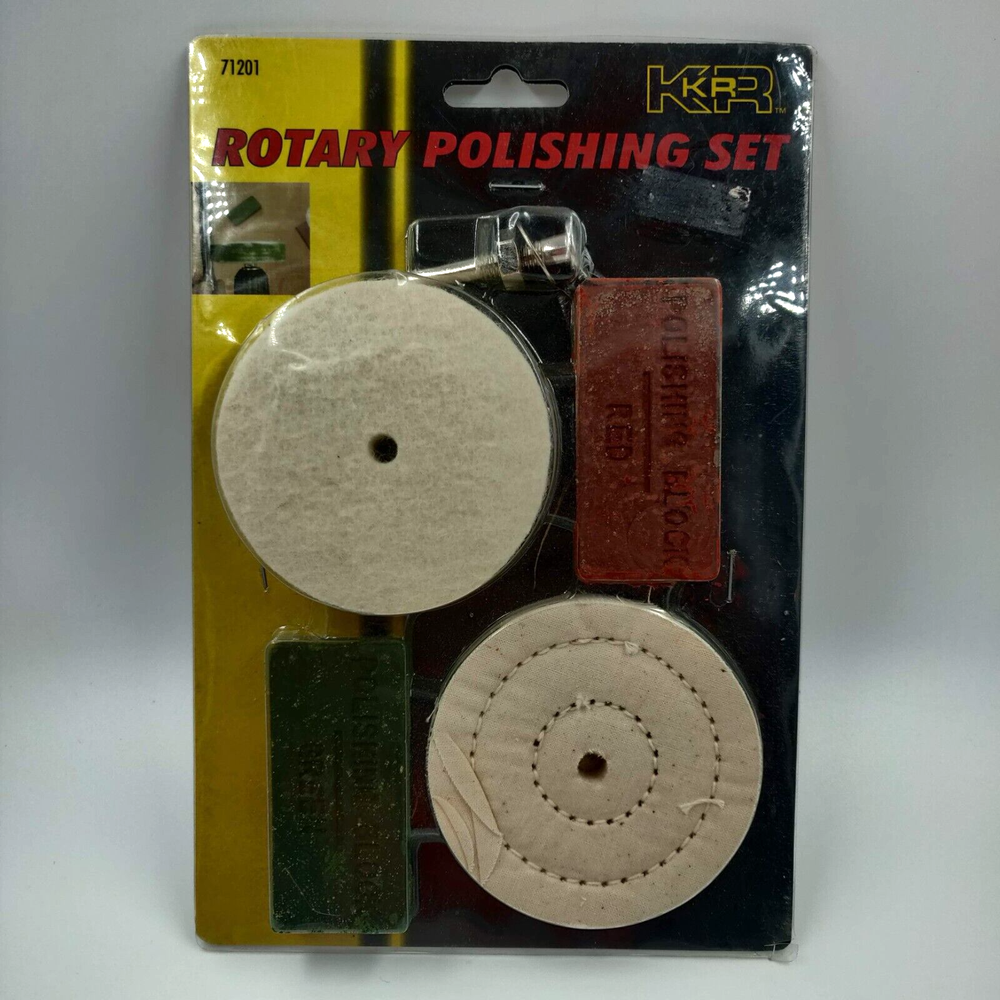 KR Tools Rotary Polishing Set New Sealed