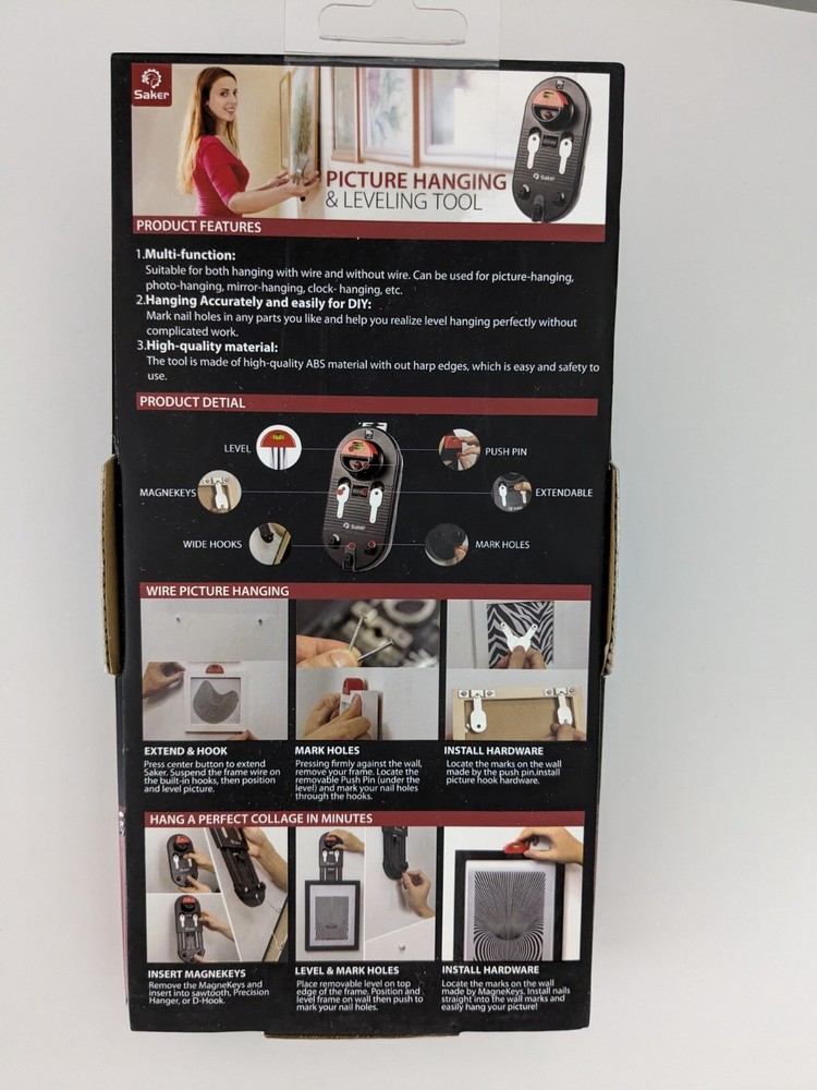 Saker Picture Hanging & Leveling Tool