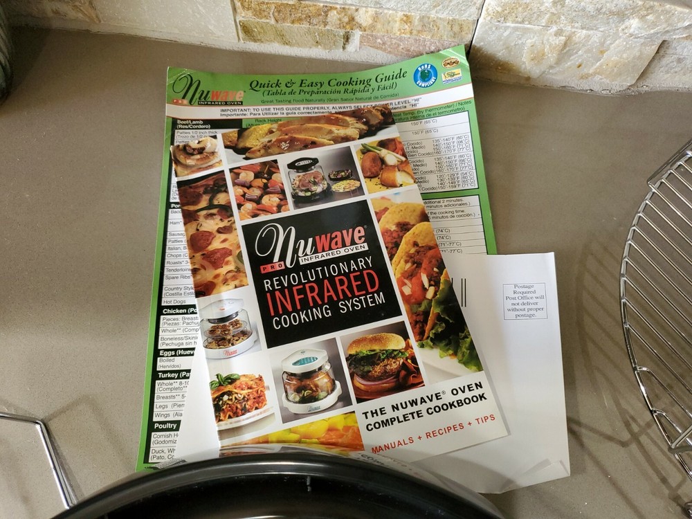 NuWave Replacement Pro Infared Oven Rack & Drip Pan, Manual Base Model 20356