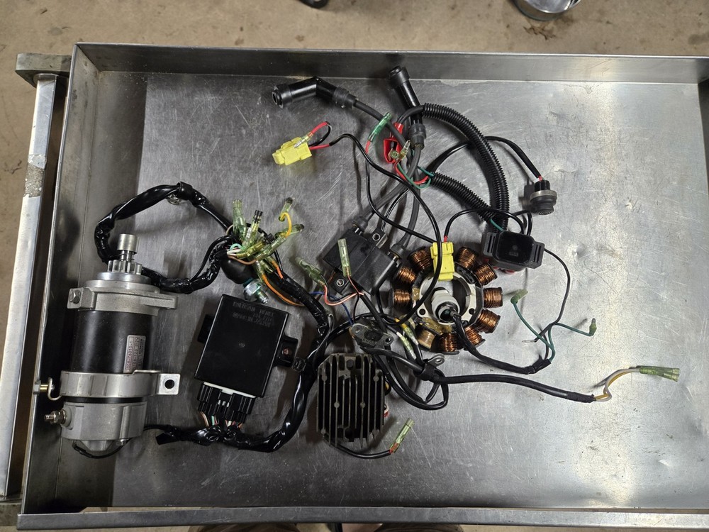 Mercury 20hp Electronics Starter Stator Cdi Coils Wiring Harness
