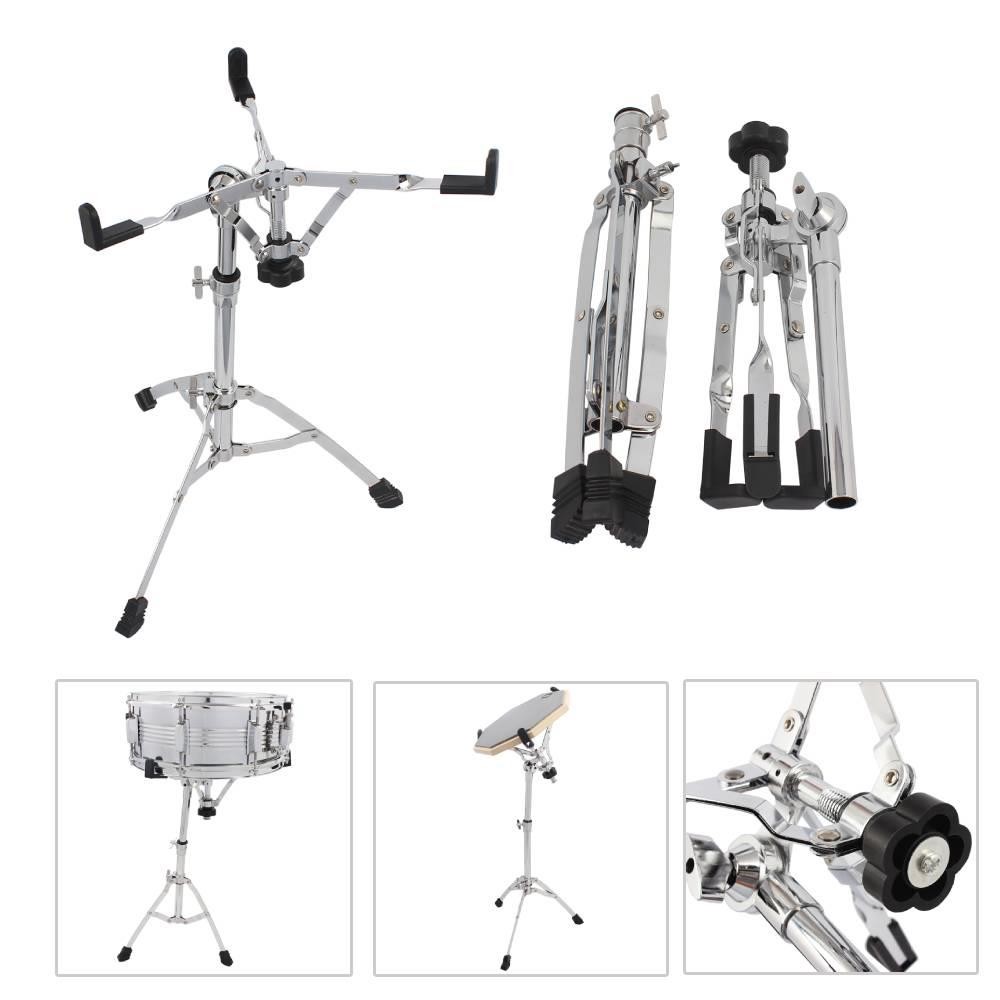 Snare Drum Stand Chrome Plating Hardware Percussion Holder Mount Adapter