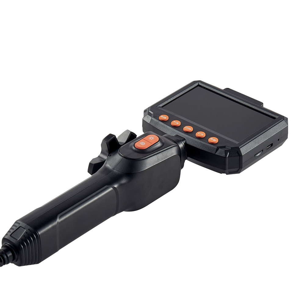 Articulating Borescope Camera with Light, Mechanical Equipment (4.9FT Cable)