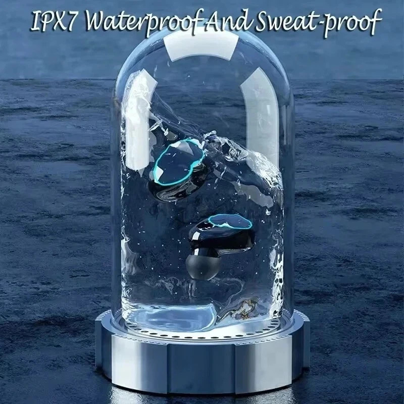 TWS Bluetooth Earbuds Waterproof Bluetooth 5.1 Headset Noise Cancelling Wireless