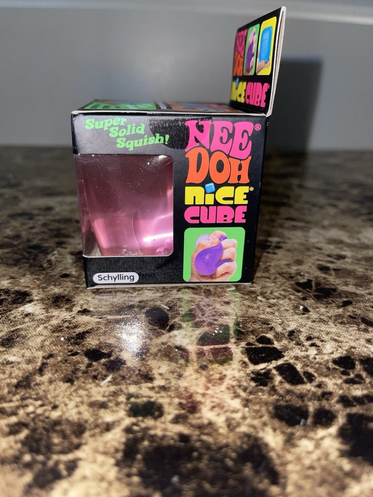Schylling Nee Doh Nice Cube Super Solid Squish Sensory Toy