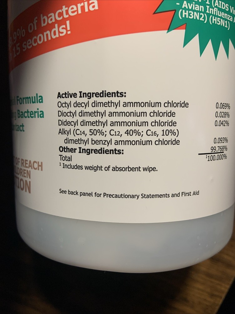 Monk disinfectant wipes